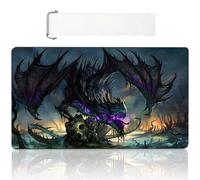 KinomiYa Tapis de jeu Dragon extra épais en caoutchouc antidérapant 61 x 35,6 cm MTG & TCG Commander Card Game Mat avec sac de rangement