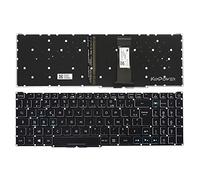 KINPOWER Clavier Azerty Français Compatible avec Acer Predator Helios 300 PH315-52 PH317-53 Blanc