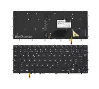 KINPOWER Clavier Azerty Français Compatible avec Dell XPS 15 7590 9550 9560 Rétro-éclairage