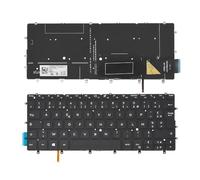 KINPOWER Clavier Azerty Français Compatible avec Dell XPS P82G Rétroéclairage