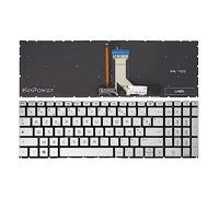 KINPOWER Clavier Azerty Français Compatible avec HP 17-CN 17-CP Rétroéclairage (Rouge)