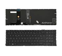 KINPOWER Clavier Azerty Français Compatible avec HP Probook 650 G8 Rétroéclairage