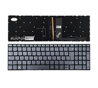 KINPOWER Clavier Azerty Français Compatible avec Lenovo Ideapad 330S-17AST Rétro-éclairage