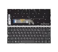 KINPOWER Clavier Azerty Français Compatible avec Lenovo Ideapad C340-14API Rétro-éclairage