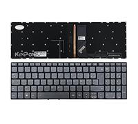 KINPOWER Clavier Azerty Français Compatible avec Lenovo Ideapad V15-IKB V15-IWL Rétroéclairage