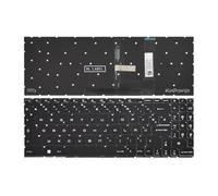 KINPOWER Clavier Azerty Français Compatible avec MSI Pulse GL76 GP76 GE76 GS76 avec Rétroéclairage