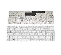 KINPOWER Clavier AZERTY Français Compatible avec Samsung NP350V5C NP365E5C NP355V5C NP355E5C (Blanc)