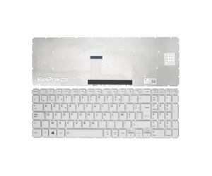 KINPOWER Clavier Azerty Français Compatible avec Toshiba Satellite S50-B S50D-B S50T-B Noir (Blanc)