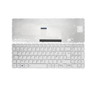 KINPOWER Clavier Azerty Français Compatible Toshiba Satellite P50-C P50-D Blanc