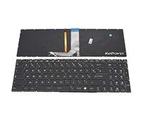 KINPOWER Clavier Azerty Français pour MSI GF65 GF75 Rétroéclairage (RGB)