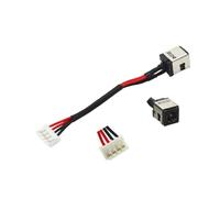 KINPOWER DC Jack Connecteur Alimentation Compatible avec ASUS X5D1J X5DIN X5DC X66 X66iC Ligne：7.2cm