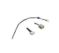 KinPower DC Jack Connecteur Alimentation Compatible avec PackardBell EasyNote TS13HR TS44 TS44HR Ligne：25cm