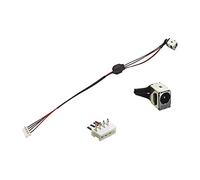 KINPOWER DC Jack Connecteur Alimentation Compatible avec Toshiba Satellite L550D L555 L555D Ligne：19.5cm