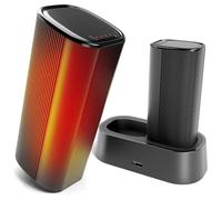 KINREECELL Lot de 2 chauffe-mains rechargeables, 10 000 mAh, chauffe-mains électriques, Split-Magnetic avec étui de charge ou chargement de type C, 4 modes de chauffage, max. 55 °C, longue durée de