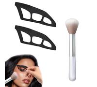 Kinretixia 2 pièces Eyetour Lidschatten Tool, Eyetour Your Glam Bestie, Eyetour Lidschatten Guide, Eyetour Make-up Tool pour les ombres à paupières, pochoirs pour les ombres à paupières pour les yeux