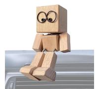 kinrguiyuez Statue d'homme secouant - Décoration d'intérieur de voiture - Figurine créative pour chambre à coucher, voiture, bibliothèque, bureau, étagère, vitrine, salon, maison
