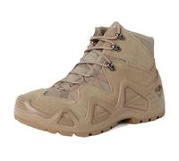 KINROCO Hommes Bottes Militaire Désert Combat Tactique Chaussures à Lacets Tout Terrain Souliers Sécurité Militaire(Size:39 EU,Color:Sable)