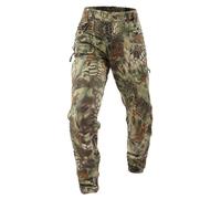 KINROCO Pantalon Cargo Tactique Homme Multipoches Pantalon Combat Imperméable Pantalon Militaire Camouflage(Size:M,Color:Python Vert)