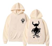 Kinsea Sweat À Capuche Unisex Hollow Knight Hoodies Oversize Streetwear Y2K Sweatshirts pour Automne Et Printemps -Khaki||3X_l