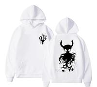 Kinsea Sweat À Capuche Unisex Hollow Knight Hoodies Oversize Streetwear Y2K Sweatshirts pour Automne Et Printemps -White||x_s