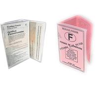 Kinsell ELBA - lot de 2 etui de protection transparent - 3 volets/6 faces