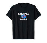 Kinshasa Drapeau Congo Ville T-Shirt