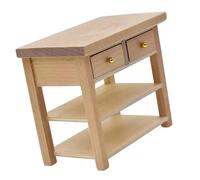 KINSPON 1/12 Échelle Poupées À Échelle Miniature Unité Stockage L'armoire Latérale Parfaite pour Améliorer Les Maisons Poupées Réalistes Décoration Décoration Mobilier Collection