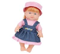 KINSPON 25 Cm Soft Nurturing Doll Roleplay Reborns avec Une Conception Posable pour l'enfant Home Kindergarten Activity Parenting Game Toy for Kids Parenting Game