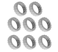 KINSPON 8pcs Couvercles Roues Valise En Silicone Pratiques Set À Bagages Rougling Propreftured Voyage Anti Slip Couvre Roues Valise Roulement Silencieuse Essentielle