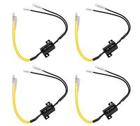Kinstecks 4PCS 25W 6.8Ohm LED Résistances de Charge LED Clignotants Résistance Flasher Adaptateur Flash Fix Erreur pour LED Clignotants-Jaune Noir