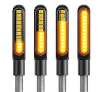 Kinstecks Lot 4 clignotants fluides moto 12 V 12 LED