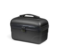 KINSTON Vanity Trousse de Toilette Cosmétiques, Rigide avec Poignée, Organisateur de Voyage, Boîte de Rangement - Grande capacité (Noir/Modèle Standard)