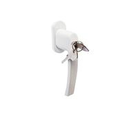 KINTECH Poignee de fenetre a cle ACBAT Keys, aluminium mat blanc