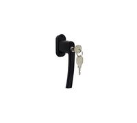 KINTECH Poignée de fenêtre va, aluminium brillant noir