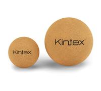 Kintex balle de fascia en liège, 5 cm ou 8 cm, balle de massage pour l'automassage, l'auto-massage, la régénération après le sport, balle en liège, balle de fascia (8 cm)