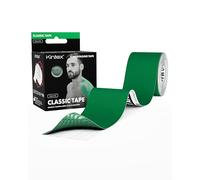 Kintex Kinesiological Tape Classic - Auto-adhésif, Élastique, Résistant à l’Eau et Antiallergique - Bandage Sportif et Kinésiotape pour Blessures liées au Sport - Vert - 5 cm x 5 m