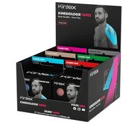 Kintex Kinesiological Tape Classic - Auto-adhésif, Élastique, Résistant à l’eau et Antiallergique - Bandage sportif et Kinésiotape pour Blessures liées au Sport - 6 Rouleaux de 5 cm x 5 m