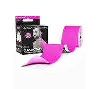 Kintex Kinesiological Tape Classic - Auto-adhésif, Élastique, Résistant à l’Eau et Antiallergique - Bandage Sportif et Kinésiotape pour Blessures liées au Sport - Rose - 5 cm x 5 m