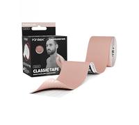 Kintex Kinesiological Tape Classic - Auto-adhésif, Élastique, Résistant à l’Eau et Antiallergique - Bandage Sportif et Kinésiotape pour Blessures liées au Sport - Beige - 5 cm x 5 m