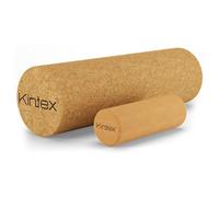 Kintex Rouleau de fascia en liège, 33 cm ou 15 cm, rouleau de massage pour l'automassage, l'automassage, la régénération des fascias et des muscles, rouleau de fascia (15 cm)