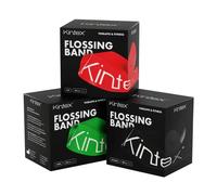 Kintex Flossingband Voodoo, 208 cm x 5 cm, Bande de Compression, thérapie, mobilité, rééducation, flossing, Bande de flossing, entraînement, régénération (Noir)