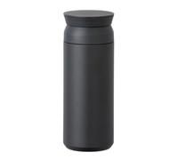 Kinto Gobelet de voyage 20946 – 500 ml – Noir – Isotherme, double paroi anti-brûlures, acier inox/PP
