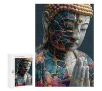 Kintsugi Art Healing Cracks with Gold Puzzle 1000 Pièces Educa Jouet en Bois Cadeau Unique Décoration Intérieure Jeu Éducatif Challenge Toy Adultes Et Enfants À Partir De 14 Ans 300 PCS