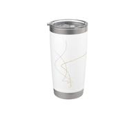 Kintsugi Art japonais Gobelet isotherme en acier inoxydable double paroi