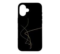 Kintsugi Art Japonais Réparation Dorée Minimaliste Coque pour iPhone 16
