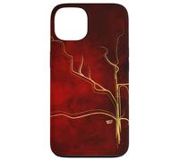 Kintsugi Art japonais Rouge Coque pour iPhone 13