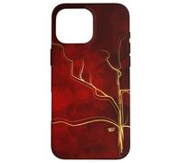 Kintsugi Art Japonais Rouge Coque pour iPhone 16 Pro Max