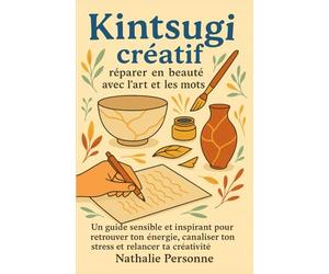 Kintsugi créatif : réparer en beauté avec l’art et les mots: Un guide sensible et inspirant pour retrouver ton énergie, canaliser ton stress et relancer ta créativité