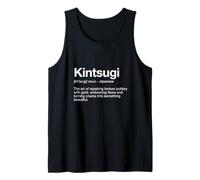 Kintsugi Definition Typographie de Style Dictionnaire Débardeur