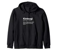 Kintsugi Definition Typographie de Style Dictionnaire Sweat à Capuche